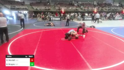 86 lbs Consi Of 4 - Jameson Knott, Erie Tigers vs Cody Brickell, Westside WC