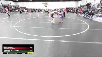 175 lbs Cons. Round 4 - Braden Holleman, Watertown vs Juan Avila, Wisconsin Lutheran