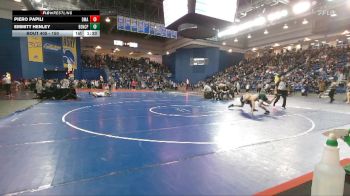 150 lbs Champ. Round 1 - Piero Papili, Delaware Military Academy vs Emmitt Henley, Benedictine College Prep