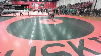 126 lbs Champ. Round 1 - Lucas Goldman, Niles (NOTRE DAME) vs Aidan Durell, Plainfield (NORTH)