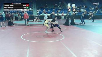 113 lbs Consi Of 8 #2 - Owen Blair, Newtown vs Joey Maneen, Vergennes