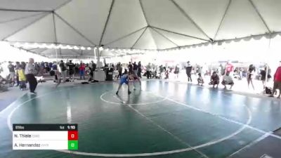 81 lbs Semifinal - Nixen Thiele, Coachella Valley WC vs Alvaro Hernandez, Hyperbolic