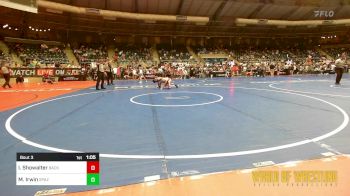 76 lbs Round Of 64 - Isaac Showalter, Backyard Brawlers Midwest vs Mason Irwin, Spazz Wrestling