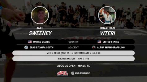 Jonathan Viteri vs Jake Sweeney 2024 ADCC Miami Open