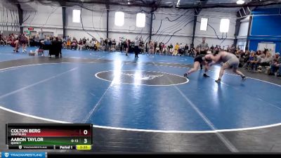 Elite 174 lbs Cons. Round 3 - Aaron Taylor, Quincy vs Colton Berg, Wartburg