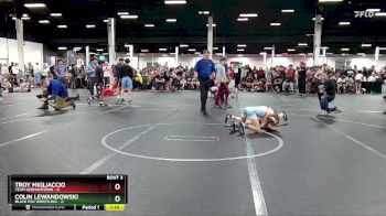 72 lbs Round 2 (4 Team) - Colin Lewandowski, Black Fox Wrestling vs Troy Migliaccio, Team Germantown