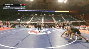 4A-285 lbs Quarterfinal - Jayce Spears, Natrona County vs Sam Hill, Thunder Basin High School