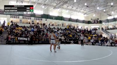 215 lbs 2nd Wrestleback (16 Team) - Jalen Hampton, Ware County vs Justice Levitan, Cambridge
