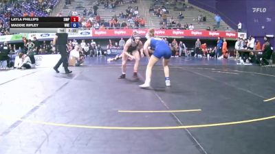 117 lbs Semis & 3rd Wb (16 Team) - Maddie Ripley, Western New England vs Layla Phillips, Simpson