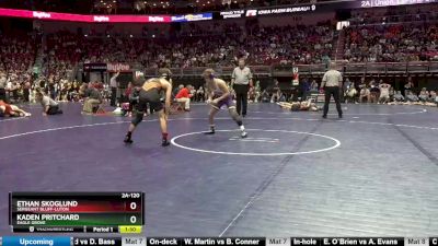 2A-120 lbs Champ. Round 2 - Ethan Skoglund, Sergeant Bluff-Luton vs Kaden Pritchard, Eagle Grove