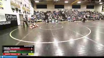 195 lbs Quarterfinal - Miguel Velazquez, Marshfield vs James Durand, Estacada