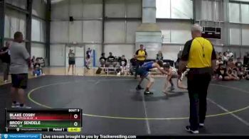 140 lbs Finals (8 Team) - Brody Sendele, POWA vs Blake Cosby, Team Gotcha Blue