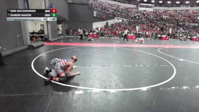 110 lbs Champ. Round 2 - Sirr Muckerheide, Smooth Moves Wrestling Club vs Zander Martin, Kettle Moraine Wrestling Club