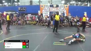 92 lbs Semis & 1st Wrestleback (8 Team) - Bryce Siem, The Funky Singlets Yellow vs Kiah Locust, Backyard Brawlers