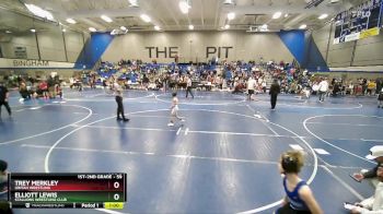 59 lbs Semifinal - Trey Merkley, Uintah Wrestling vs Elliott Lewis, Stallions Wrestling Club