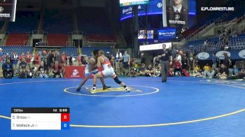 132 lbs Cons Semis - Caleb Gross, Wisconsin vs Tarrell Wallace Jr, Florida