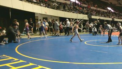 3-5 80 Cons. Round 2 - Carter Krisher, Powhatan Wrestling Club vs Ace Kerstetter, Virginia Team Predator