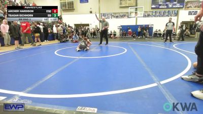 61 lbs Rr Rnd 3 - Archer Hardison, Verdigris Youth Wrestling vs Teagan Eichhorn, Vinita Kids Wrestling