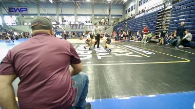 100 lbs Quarterfinal - Cannon Aldridge, Saints Wrestling Club vs Kofi Charlot, Gentry Youth Organization Wrestling