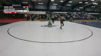 141 lbs Finals (2 Team) - Daniel Haws, Centenary vs Jacob Grzybek, York