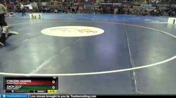 195 lbs Cons. Round 2 - Zach Lilly, Fargo Davies vs Cyncere Haskins, Grand Forks Central