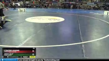 195 lbs Cons. Round 2 - Zach Lilly, Fargo Davies vs Cyncere Haskins, Grand Forks Central
