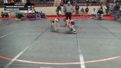 70_B lbs Round Of 64 - Maxton Mercadante, Forty Fort vs Hudson Snook, Mifflinburg