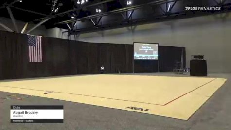 Abigail Brodsky - Clubs, Wasatch - 2021 USA Gymnastics Championships