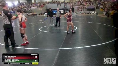 Girls 185 lbs Semifinal - Ella Murphey, Hardin Valley Academy (Girls) vs Audra Buckley, Montgomery Central (Girls)