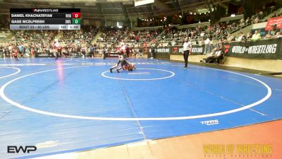 80 lbs Round Of 32 - Daniel KHACHATRYAN, Reign WC vs Gage McElfresh, Shelton Wrestling Academy
