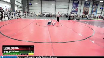 88 lbs Rd# 6- 9:00am Saturday Final Pool - Hayden Archbell, Nauman Green vs Creu Canterbury, PA Blue