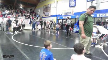 49 lbs Consi Of 8 #1 - Kolter Kelley, Coweta Tiger Wrestling vs Easton Clement, Team Tulsa Wrestling Club