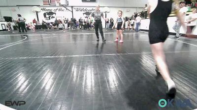57-62 lbs Rr Rnd 5 - Kynslee Church, Team Tulsa Wrestling Club vs Marley Breeding, Locust Grove Youth Wrestling