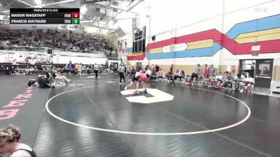157 lbs Quarters & 1st Wb (16 Team) - Francis Maynard, Thunder Basin High School vs Mason Wagstaff, Evanston