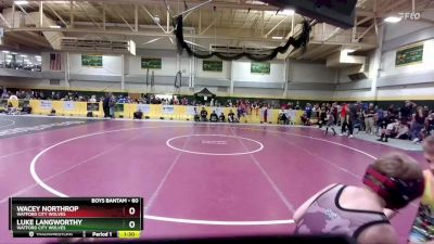 60 lbs Cons. Round 6 - Wacey Northrop, Watford City Wolves vs Luke Langworthy, Watford City Wolves