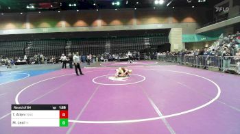 120 lbs Round Of 64 - Teegan Allen, Ponderosa vs Maddox Leal, Temecula Valley