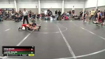 72 lbs Placement (4 Team) - Titus Bolen, VA Elite vs Carter Mullen, Daytrip Orange