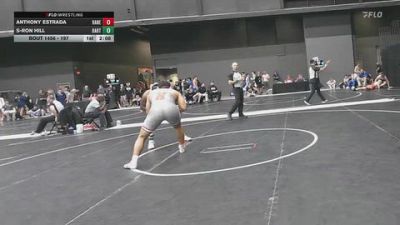 197 lbs Cons. Round 3 - Anthony Estrada, Hastings (Neb.) vs S-Ron Hill, Barton