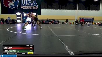 150 lbs Cons. Round 2 - Carlos Valdez, Team Idaho Wrestling Club vs Aziz Mian, Rhode Island