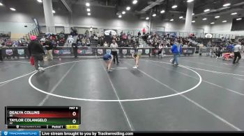 127 lbs Semifinal - Dealya Collins, WI vs Taylor Colangelo, AZ