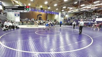 190 lbs Quarterfinal - Ian Thom, Libby vs Donovan Daniels, St. Ignatius