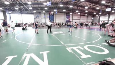 95 lbs Rr Rnd 1 - Peter Fontes, Iron Faith Wrestling vs Brady Genard, Mat Assassins Red