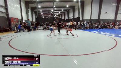 92 lbs Cons. Round 3 - Nathan Muma, NWWC vs Torben Sommer, Anacortes Hawkeyes Wrestling Club