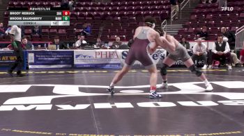 215 lbs Consi 4 - Brody Rebuck, Shikellamy vs Brodie Daugherty, Manheim Central