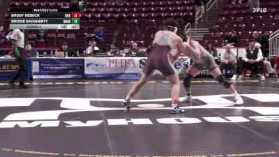 215 lbs Consi 4 - Brody Rebuck, Shikellamy vs Brodie Daugherty, Manheim Central