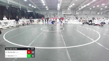 132 lbs Semifinal - Anthony Muttarelli, Team Shutt Mutts vs Eren Sement, Iron Horse Wrestling Club