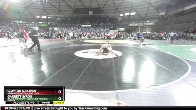 115 lbs Champ. Round 2 - Garrett Syron, Inland Northwest Wrestling Training Center vs Clayton Sullivan, Askeo International Mat Club