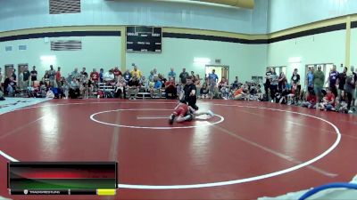 53 lbs Champ. Round 1 - Beckett Rosman, Oak Hill Wrestling Club vs Myles Cross, Contenders Wrestling Academy