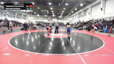 138 lbs Round Of 32 - Yanmathew-(yan) Sanchez, Gilbert/Torr vs Brayden Wildman, Bethel