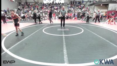 67 lbs Consi Of 8 #2 - Cheston Thompson, HURRICANE WRESTLING ACADEMY vs Able Ridge, Sperry Wrestling Club